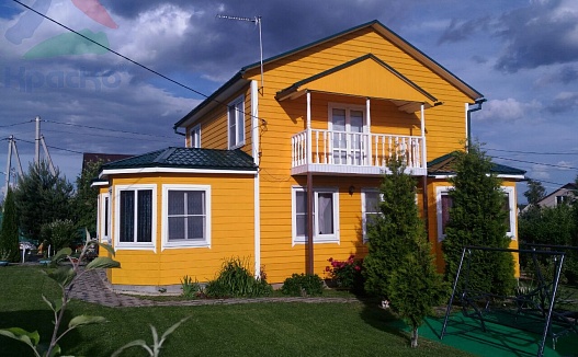 Покраска деревянного дома - 3